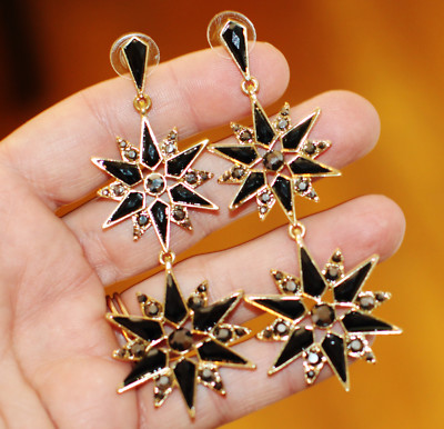 AUTHENTIC Kate Spade HOT PINK BLUE Multi Glitter Stud Earrings