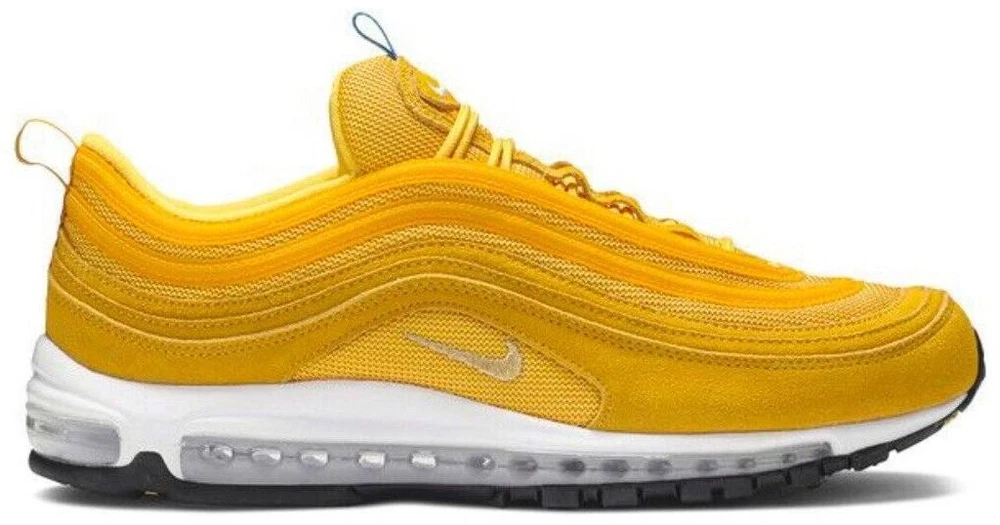 Men’s Size 10.5 Nike Air Max 97 QS Olympic Rings in Vibrant Yellow