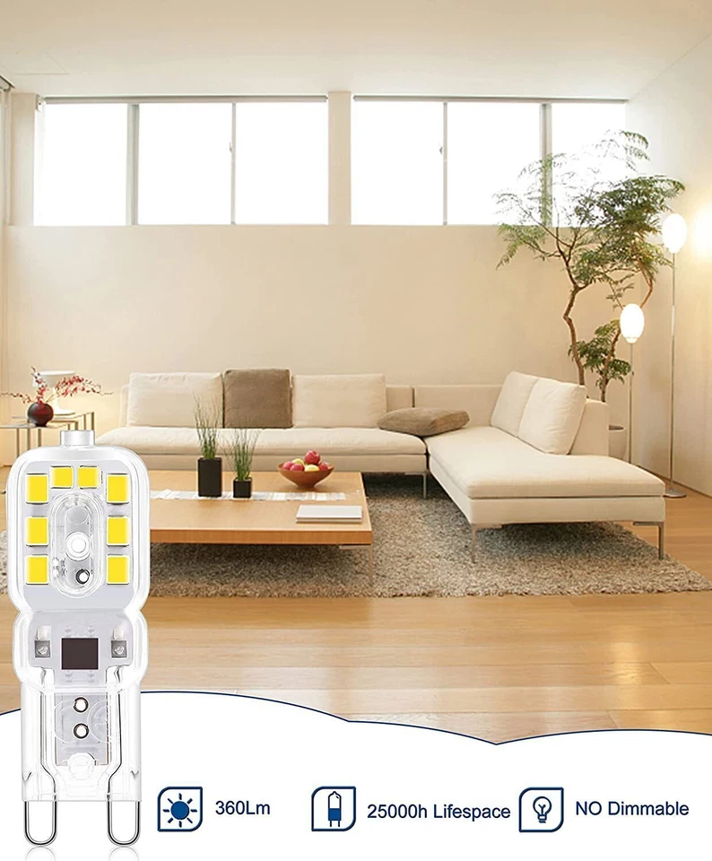 G9 LED 3W 5W 7W Dimmbar Glühbirne Leuchtmittel Warmweiß/Kaltweiß 220V - Bild 4 von 4