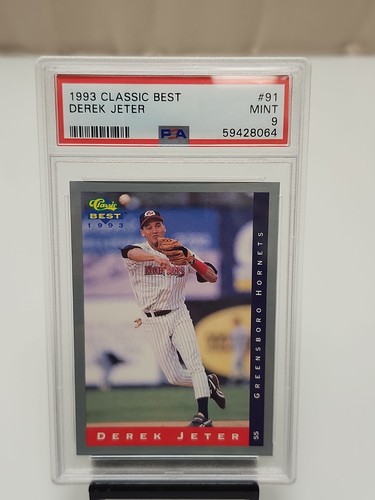 1993 Classic Best RC #91 Derek Jeter PSA 9