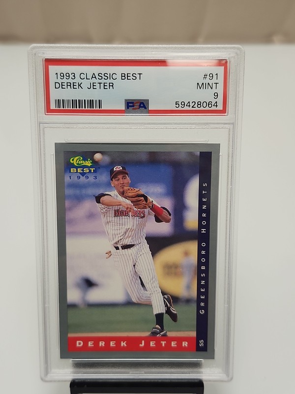 1993 Classic Best RC #91 Derek Jeter PSA 9