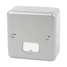MK Metalclad Fused Spur Unswtiched 13A with Back Box Metal K954ALM