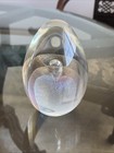 Orient And Flume Iridescent Art Glass Paperweight Signed,  #, & Label (245ME) — photo 1