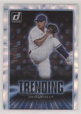 2021 Panini Donruss Trending Silver 140/349 Julio Urias #TR7 c4q
