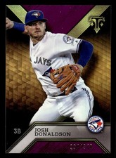 2016 TOPPS TRIPLE THREADS JOSH DONALDSON 85 MINT AMETHYST 294/340 BLUE JAYS