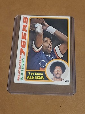 1978-79 Topps - Julius Erving #130 DR J All STAR FREE SHIPPING