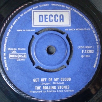 The Rolling Stones - Get Off Of My Cloud (7'', Single, RE, Lab)