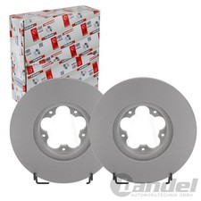2x FERODO 288mm BREMSSCHEIBEN BELÜFTET VORNE passend für FORD TOURNEO TRANSIT | 