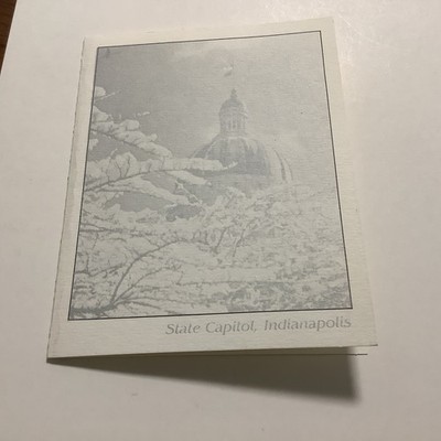 Indiana Republican State Committee Christmas Card 1987-FREE SHIPPING