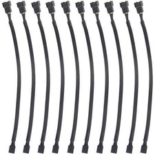 10 PCS 10" 4 Pin PWM Fan Extension Cable, PC Fan Extension Cable, PWM Fan Extens