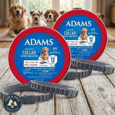 Adams Flea Tick Collar for Dogs Puppies Flea Collar Protection 4 Count