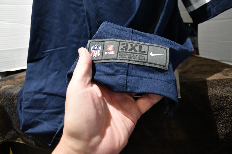 Новые мужские Dallas ковбои Duece Vaughn # 42 Nike игры Джерси размеров, XL-XL N W ярлык - Изображение 4 из 4