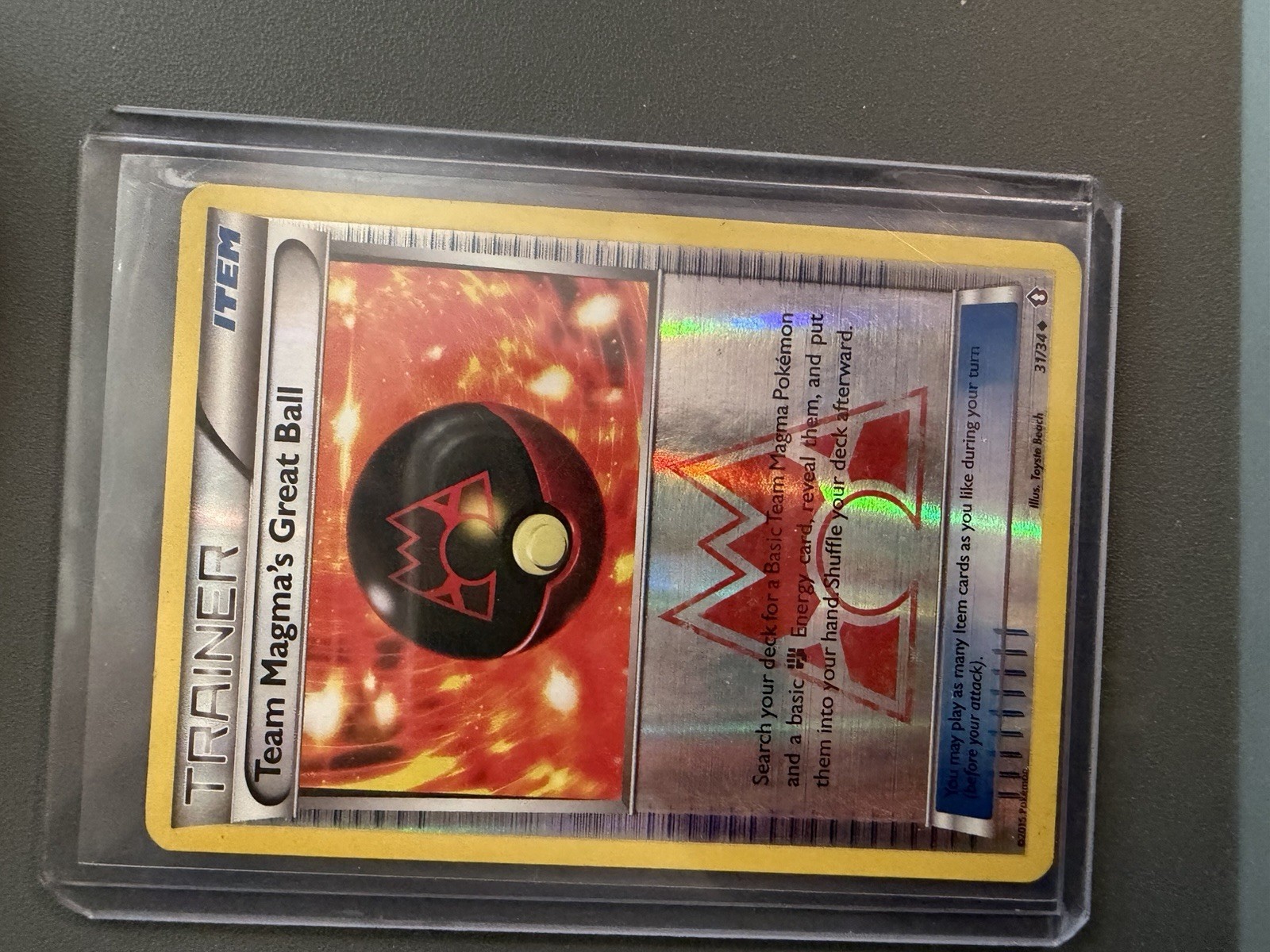 Pokémon TCG Team Magma's Great Ball Reverse Holo Card 31/34 Double Crisis