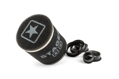 Racingluftfilter Stage6 Double Layer KLEIN AW 28-55mm Schwarz