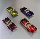 4 Vintage Hot Wheel Redline Classic T Bird Free Shipping