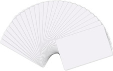 50 Pieces NFC Cards 215 NFC Tags Rewritable 504 Bytes Memory Blank White Tag for