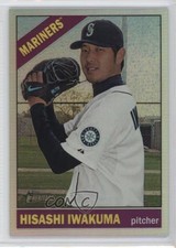 2015 Topps Heritage Chrome Refractor 375/566 Hisashi Iwakuma #THC-481 0c3