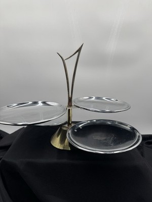 1960 s Kromex 4 Tiered Stand