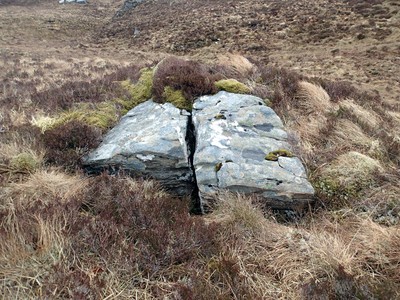 Photo 6x4 Split boulder below Beinn Donuill Beinn Du00f2nuill  c2016