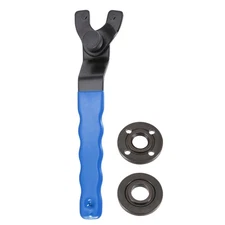 Adjustable Angle Grinder Wrench Set 0.4"-1.9" Range Lock Nut Pin Wrench Blue