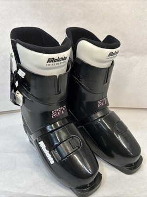 Vintage NOS DEAD STOCK RAICHLE 377 Rear Entry Ski Boots Women s 6 1-2 282mm