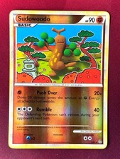 SUDOWOODO 9/95 HGSS: Unleashed REVERSE HOLO RH rare Pokemon TCG card NM