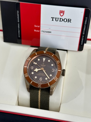 TUDOR Black Bay 79250BM Bronze 43mm Watch BOX PAPER 2018