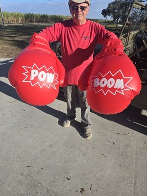 Red Boxing Gloves Jumbo  Inflatable Boppers By Eastpoint Sports Ltd