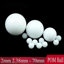 White Plastic Balls Solid Round Ball POM Ball...