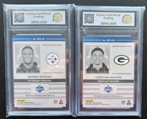 Juego completo de firmas de pasaporte de la NFL Prestige 2022 graduado HCWG 1-33 - Pickett ++ - Imagen 6 de 6