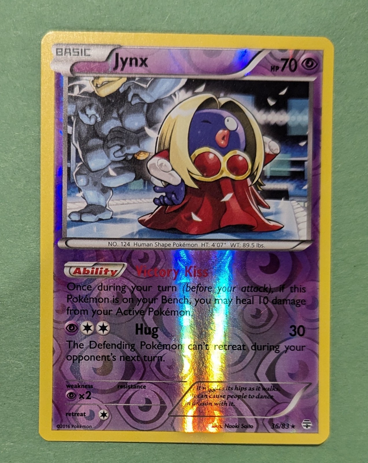 Jynx 36/83 Generations Reverse Holo Rare Pokemon TCG Card [ENG]