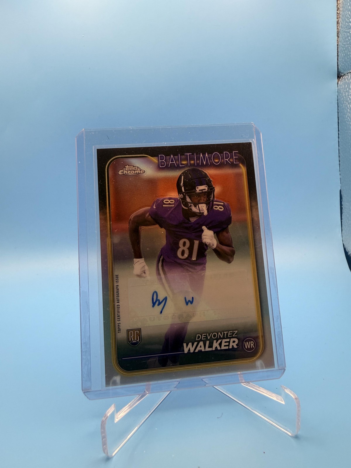 2024 Topps Chrome #RA-DWA Devontez Walker Rookie Autographs