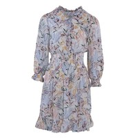 Maje Damen Kleid Multicolour Floral Print Langarm Minikleid Gr. 38 M 10