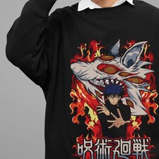 Jujutsu Kaisen Sweatshirt Megumi Fushiguro Sweater JJK Anime Pullover Sukuna