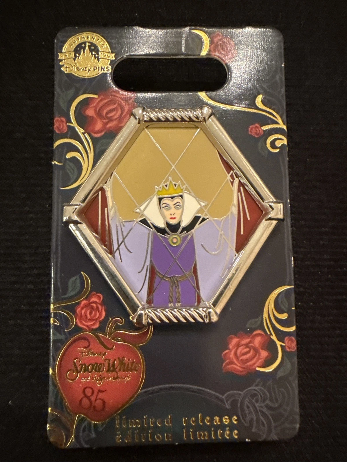 Disney Parks Snow White and the Seven Dwarfs Evil Queen Limited Release Pin