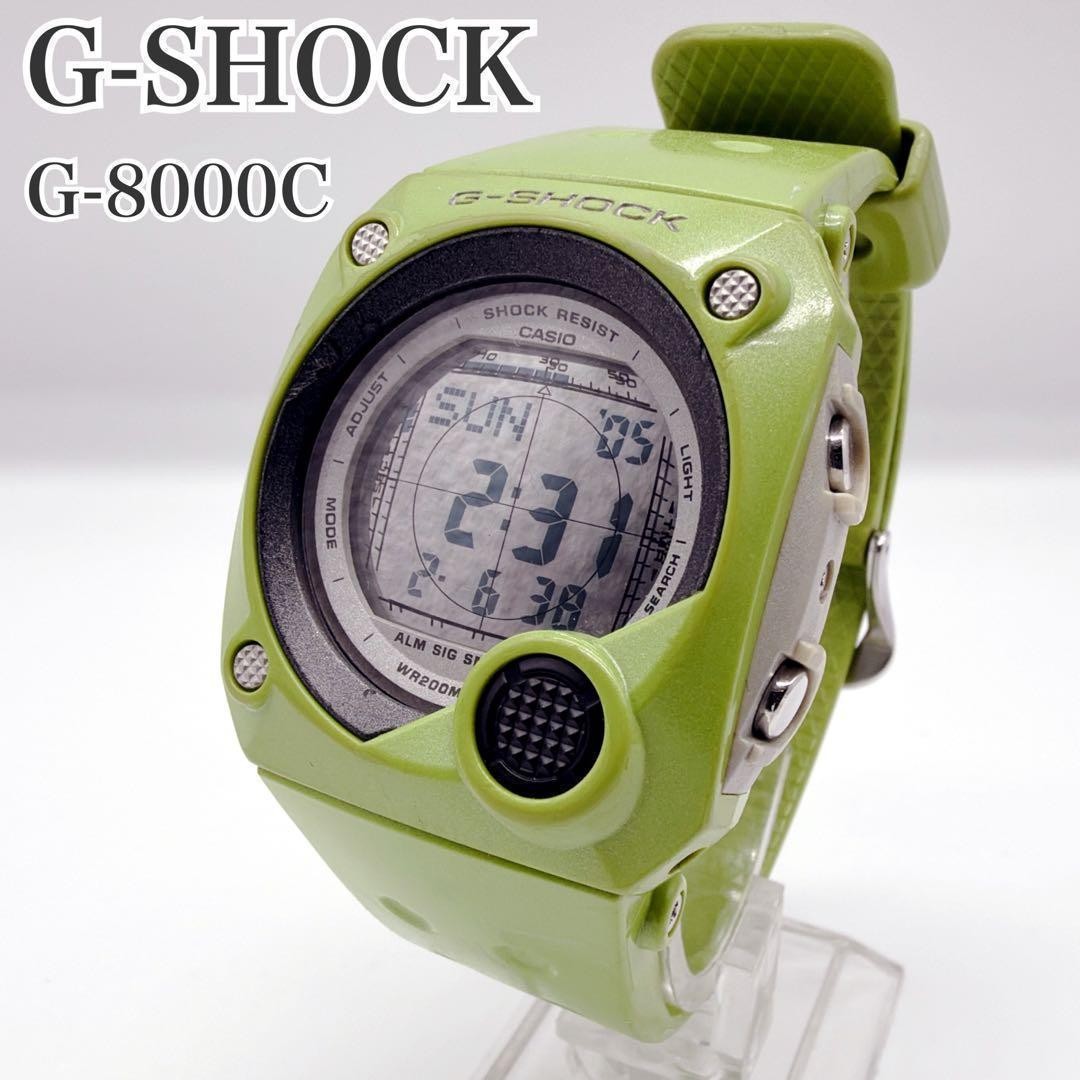 G-SHOCK スナイパー G-8000 デジタル腕時計 ミリタリーグリーン Casio G-Shock Sniper G-8000C Lime Green Limited Edition Watch