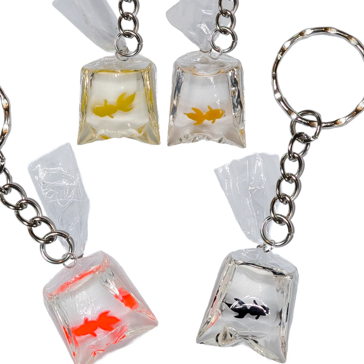 Portachiavi divertente con ciondolo a forma di pesce, regalo per pescatori, regalo per uomini, amanti della pesca, gancio da pesca, regalo per marito, padre, nonno, fidanzato, 19, Acciaio inossidabile