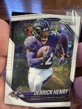 2025 Panini Prizm Football White Disco #168 Derrick Henry Baltimore Ravens