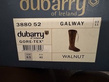 Dubarry Galway Boots Regular Fit calf 6.5/40  walnut Brand New with BoxRRP £379