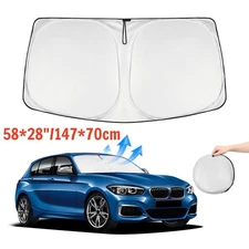 Car Windshield Front Window Sun Shade Cover Visors UV Foldable Protect 58"*28" A