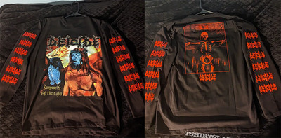 Deicide Serpents Of The Light Long Sleeve Gifl AOP N7TER6