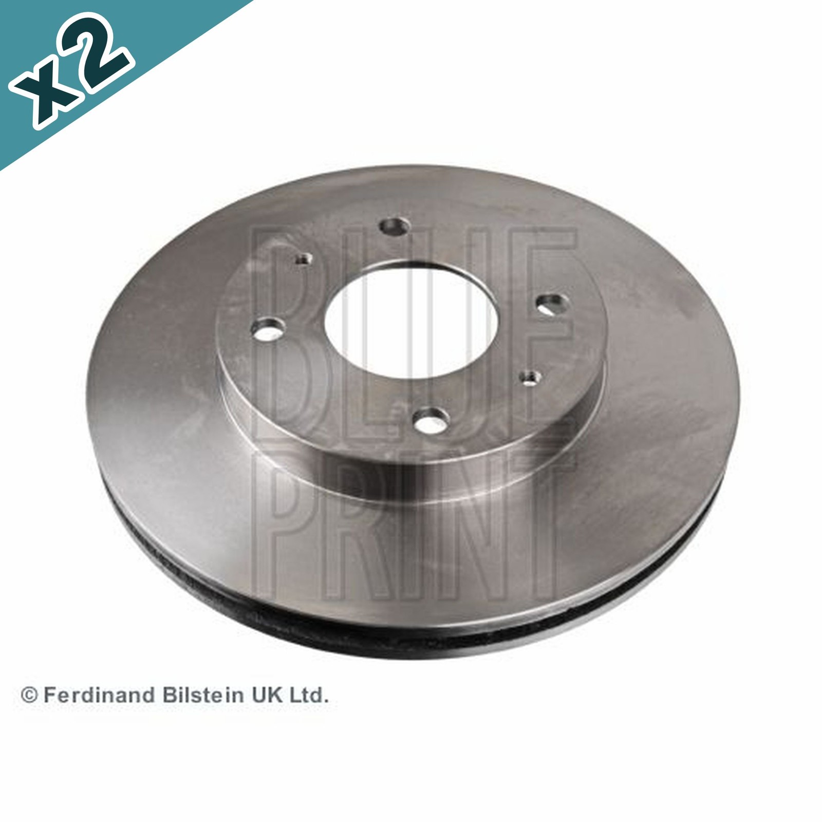Blueprint ADG04399 Brake Disc Front Coated 266mm Outer Diameter For Proton Gen-2