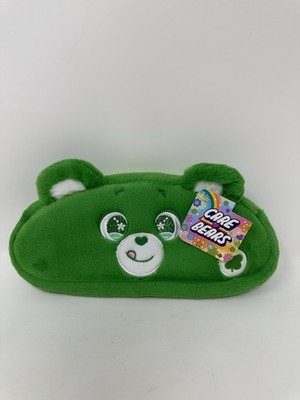 Care Bears 9'' Plush Green Good Luck Bear Pencil Case Holder School Supplies