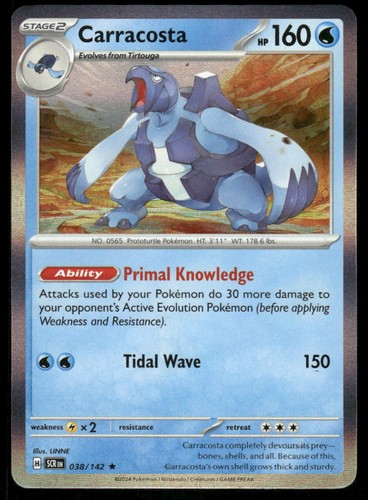 Carracosta 38/142 - Stellar Crown - Holo Rare NM