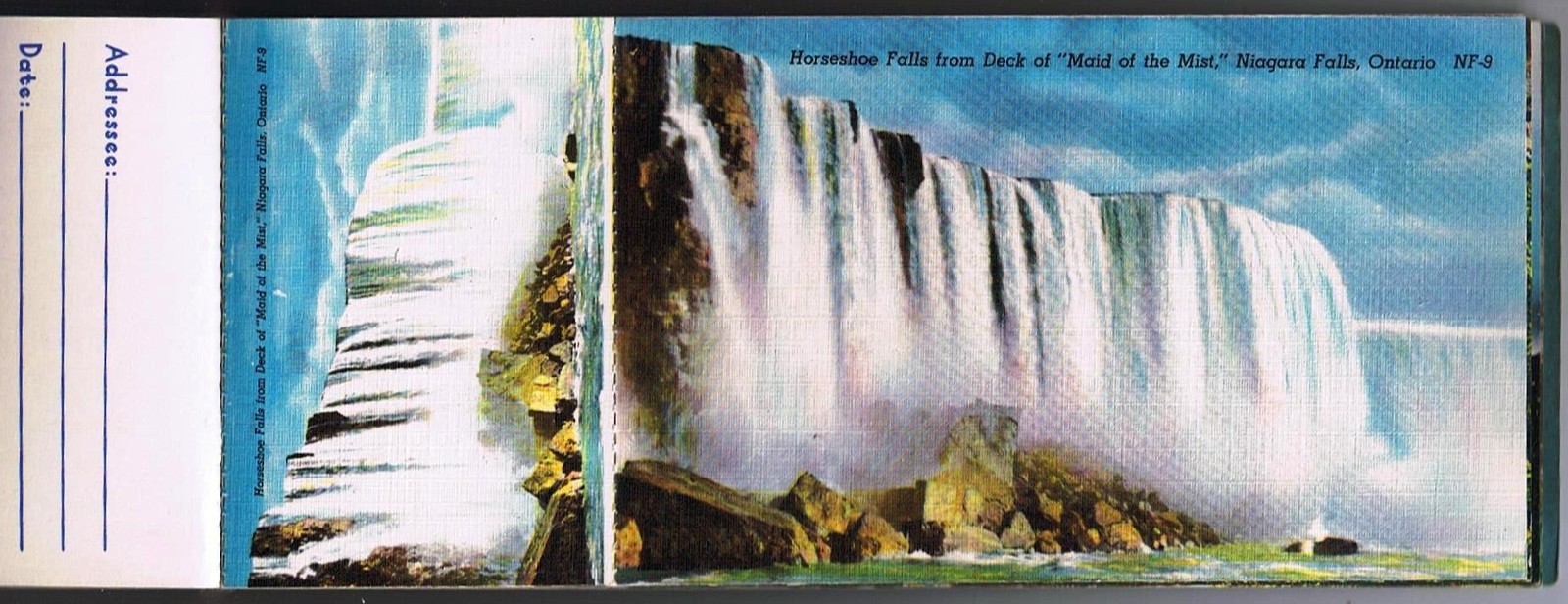 Ontario Postcard Booklet Niagara Falls Miniature View Album