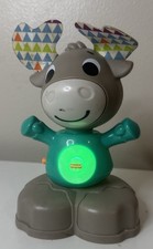 Fisher Price Linkimals Interactive Educational Musical Moose Tested Works Great