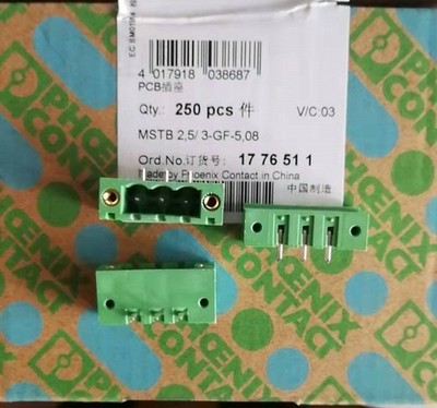 10 pcs   1776511 MSTB2.5/3-GF-5.08 Connector *hu