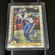 2025 Topps Chrome Football Tutu Atwell Pulsar Refractor#167