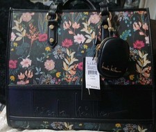Las mejores ofertas en Nicole Miller Large Zip Bags Handbags for