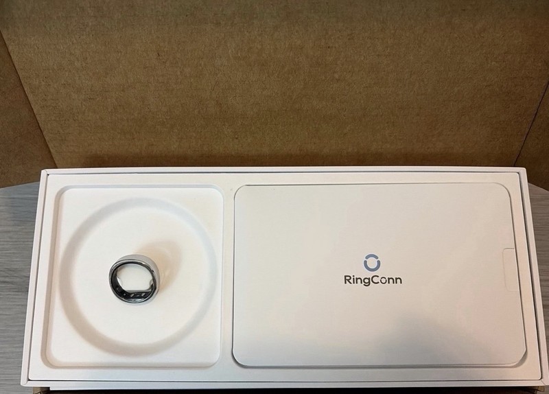 RingConn Gen 2 Smart Ring Future Silver Size 8